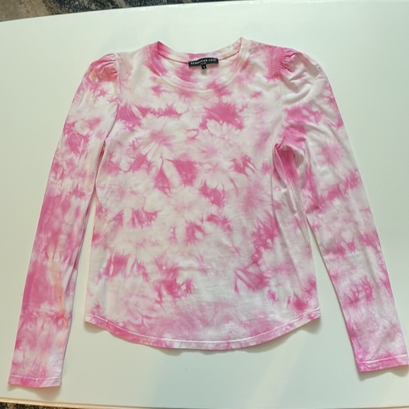 Tracy Puff-Sleeve Tie-Dye Tee Generation Love - Picture 2 of 2